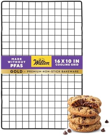 Wilton Gold Non-Stick Cooling Grid, Made Without PFAS, 16 x 10 in.