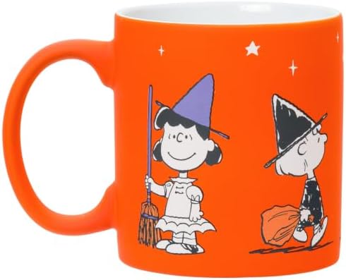 Silver Buffalo Peanuts Halloween Boo Crew Costume, Ceramic Mug, 20oz