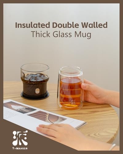ZENS Glass Infuser Teapot, One Touch Tea Maker for Loose Leaf Tea