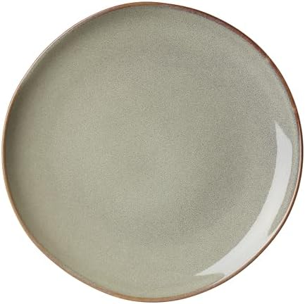 Oneida 897205 Organic Shades 12-Piece Dinnerware Set, Sage Green