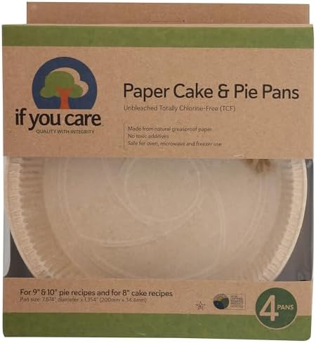 If You Care, Baking Pan Cake And Pie, 4 Count