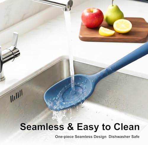 Redfly 5-Piece Food-Grade Silicone Spatula Set for Baking, Heat-Resistant
