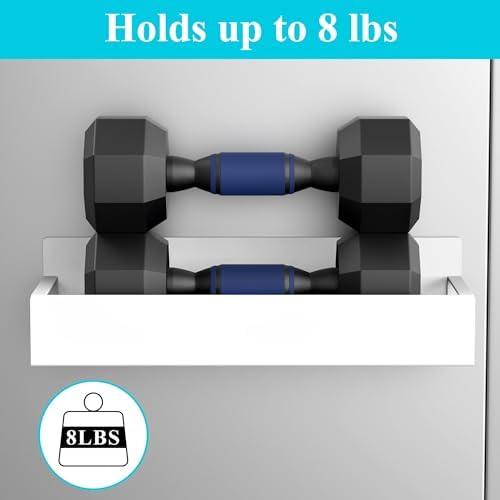 HuggieGems 2 Pack Magnetic Spice Storage Rack Organizer for Refrigerator and Oven, White Fridge Organizers and Storage