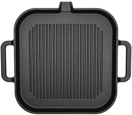 Cast Iron Grill Pan (11.8 x 9.8 inch)