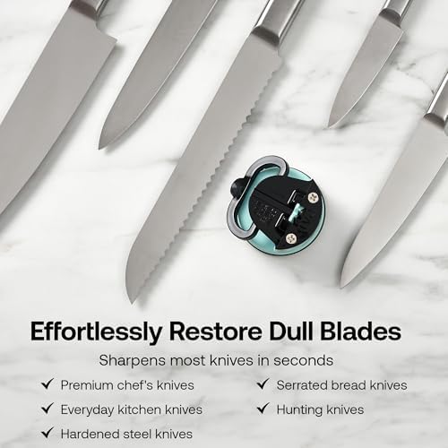 AnySharp – Editions – Easy to Use, Hands Free Knife Sharpener - Daisy
