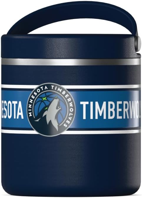 Hydrapeak x NBA Officially Licensed Los Angeles Clippers 25oz Stainless Steel Vacuum Insulated Thermos Food Jar with Handle, Wide Mouth Leak-Proof for Boys & Girls, 10 Hours Hot & 16 Hours Cold