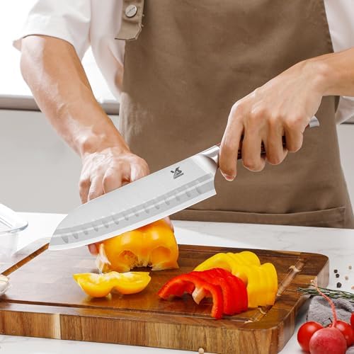 MSY BIGSUNNY 5pcs Knife Set Kitchen Utensils Knife, German Stainless Steel Professional Chef Kitchen Knife Set