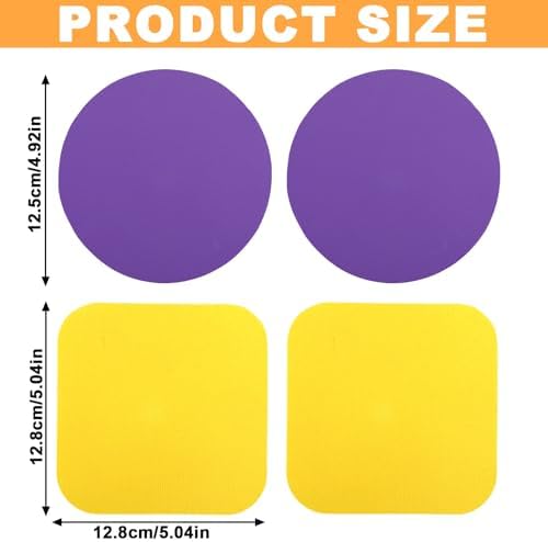 LUTER 4pcs Jar Opener Gripper Pad for Seniors with Weak Hands, Rubber