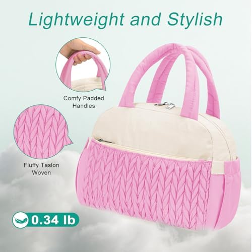 Coobiiya Lunch Box Lunch Bag for Women Men,Reusable Cute Lunch Pail bag,Leakproof,Insulated LunchBox Tote Compact 10L, Cooler Lunch Container for Work Travel Office