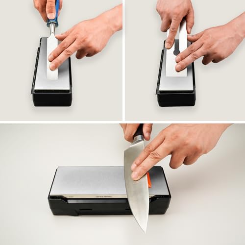 SHARPAL 162N Double-sided Diamond Sharpening Stone, 8 in. x 3 in.