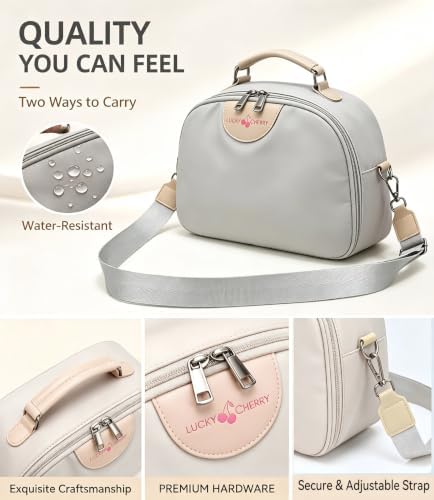 Insulated Lunch Box Lunch Bag for Women Teen Girls Teacher Mom,Soft Cooler | Large-Capacity | Water Resistant | Adjustable Strap Stylish Lunch Tote for School Office Work Travel Picnic