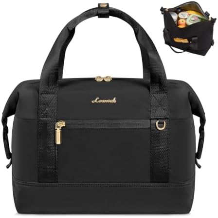 LOVEVOOK Insulated Lunch Box for Women Men, Expandable Leakproof Tote