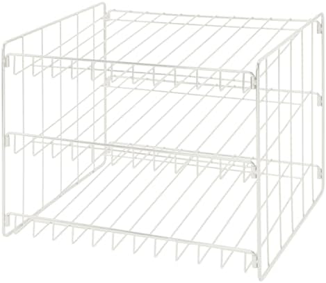 Kitchen Details 3 Tier Can Storage Organizer Rack in White