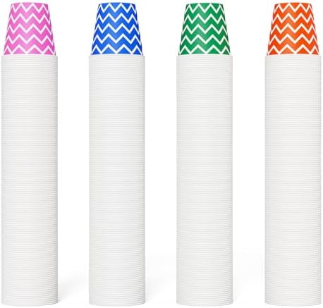 JOLLY PARTY 300Pack Paper Cups, 3oz Disposable Bathroom Cups, Mouthwash Cup