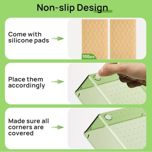 Vtopmart 25 Pack Plastic Drawer Organizers with Anti-slip Rubber Pads