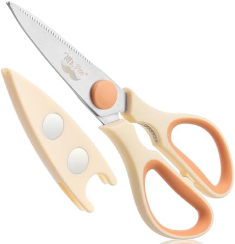 Mr. Pen- All Purpose Kitchen Shears with Protective Sheath, 8 Inch