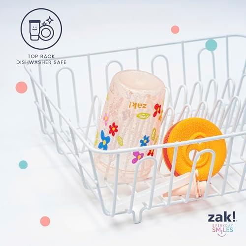 Zak Designs Super Mario Kelso 15oz Leak-Proof Toddler Straw Cups, 2-Pack