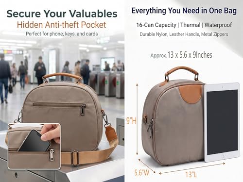 Insulated Lunch Box Lunch Bag for Women Teen Girls Teacher Mom,Soft Cooler | Large-Capacity | Water Resistant | Adjustable Strap Stylish Lunch Tote for School Office Work Travel Picnic