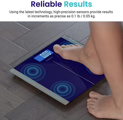 Etekcity Scale for Body Weight, Bathroom Digital Electric Scale for People, Measures Weight up to 400 lbs, Blue (Pack of 5)
