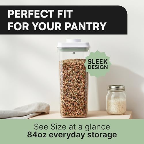 Bop Top Airtight Food Storage Containers | Pop-Top Lid | 10.5 Cups / 84 Oz