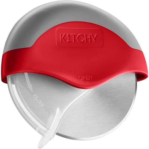 Kitchy Pizza Cutter Wheel, Sharp Blade, Easy to Clean, Non-Slip Handle