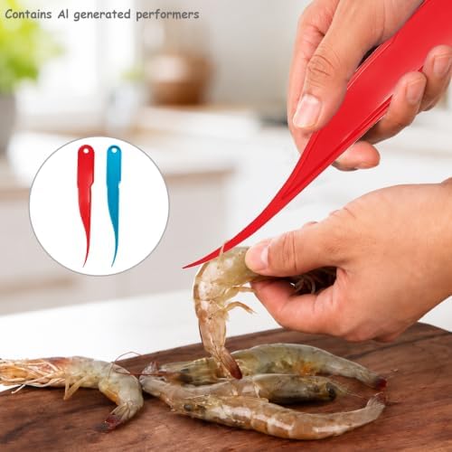 Shrimp Deveiner Tool 2PCS Shrimp Peeler Seafood Cleaner Set