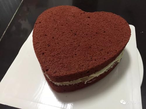 Heart Shaped Cake Pans, 6 x 2 Inch, Set of 2, Aluminum
