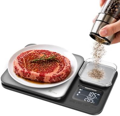 Maestri House Dual Platform Kitchen Scale, 10kg/500g, 1g/0.01g Precision