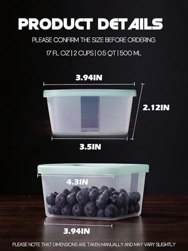 LivLab Mker 20 PCS Food Storage Containers with Lids - Meal Prep Containers