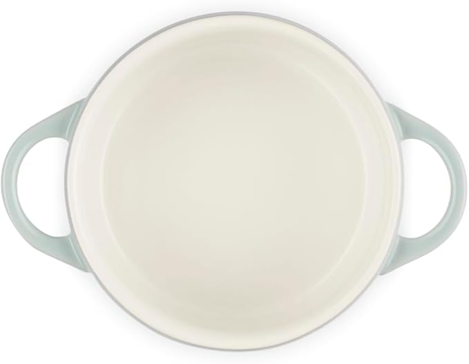 Le Creuset Stoneware Mini Round Cocotte, 8 oz., Sea Salt
