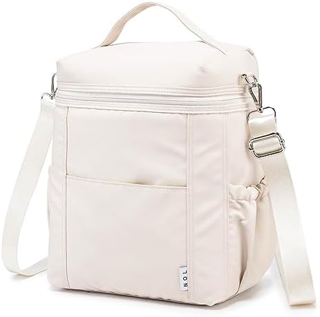 NOL Insulated Lunch Bags for Women Cooler Bag Lightweight Nylon Waterproof Lunch Box for Work