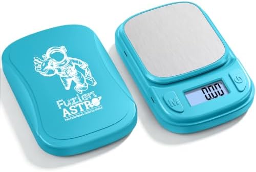 Fuzion Digital Pocket Gram Scale 500g x 0.01g, Mini Jewelry Scale ASTRO-500