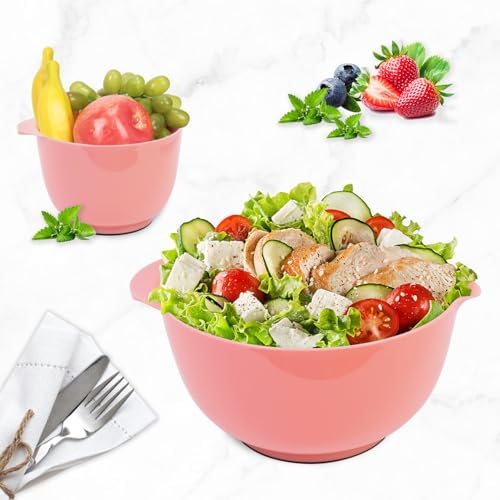 BoxedHome Classic Mixing Bowls Set of 4, 4.5, 3.5, 2.5 and 1.7 quarts