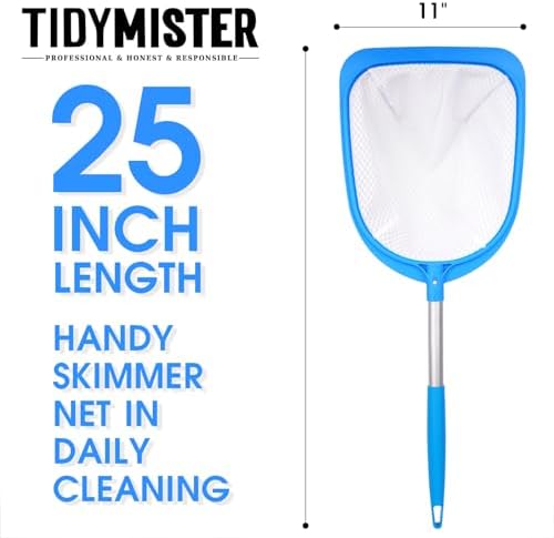 TidyMister 25 in Spa Skimmer Net with Diamond Mesh