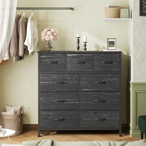 OLIXIS 9 Drawer Tall Dresser for Bedroom, Closet Organizers and Storage