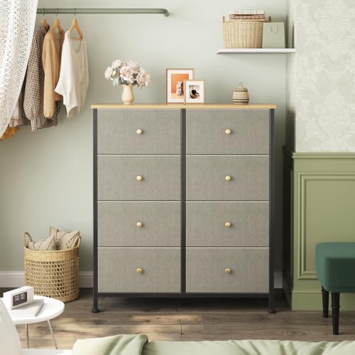 OLIXIS 8 Drawer Storage Dresser for Bedroom, Closet Organizers Units