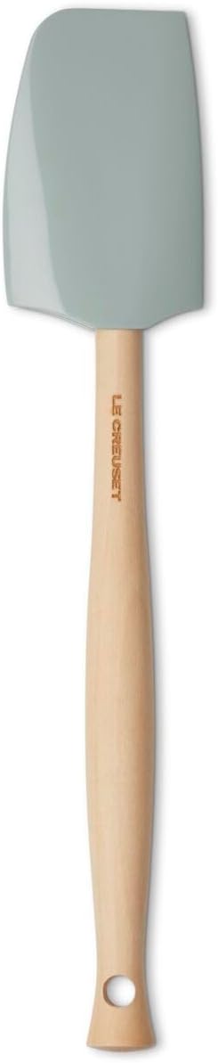 Le Creuset Silicone Craft Series Medium Spatula, 11 1/8" x 2 1/4", Sea Salt