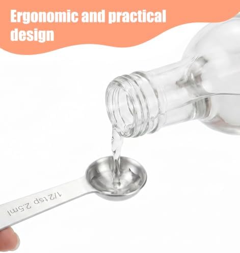6 PCS 1/2 Teaspoon Measuring Spoon, 2.5ml 1/2 Tsp Measuring Spoon