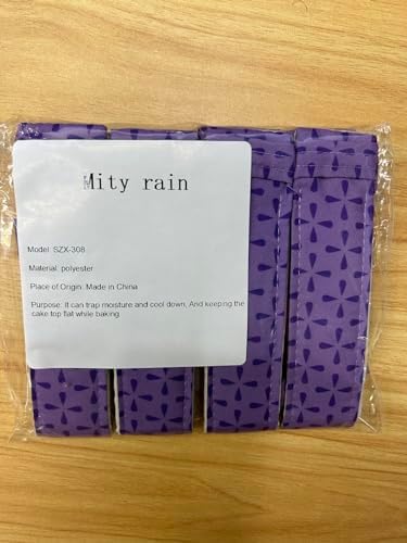 Mity rain 4-Piece Cake Pan Dampen Strips