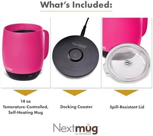 Nextmug - Temperature-Controlled, Self-Heating Coffee Mug