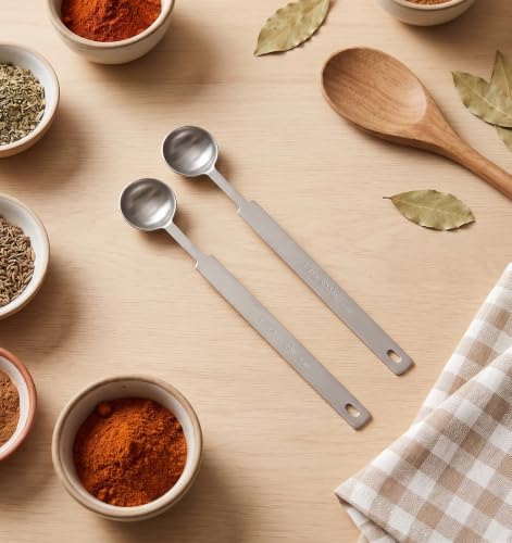 4 PCS 5 Gram Scoop, Teaspoons Measuring Spoon (1 Tsp | 5ml | 5cc | 1/6oz)