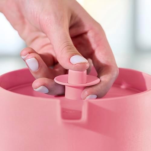 Tupperware Heritage Pink Pitcher (1 Pitcher + 1 Lid) - 1 Gallon