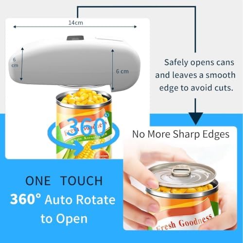 Electric Can Opener with LED Display, Can Opener Electric for Seniors