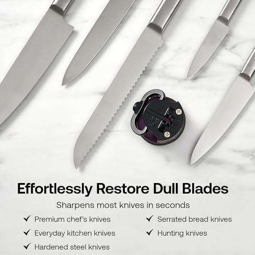 AnySharp – Editions – Easy to Use, Hands Free Knife Sharpener - Sunflower
