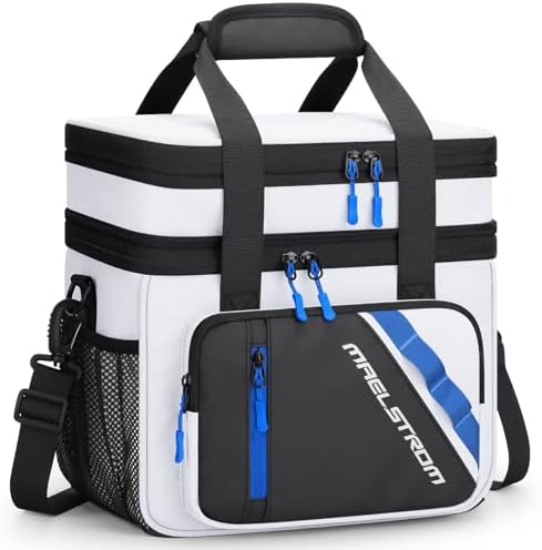 Maelstrom Insulated Lunch Box, 20L Double Deck Cooler Bag for Men Women