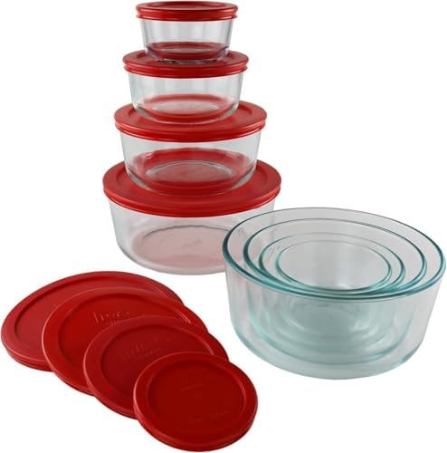 Pyrex Simply Store (8-Pack) Glass Food Storage Containers Set