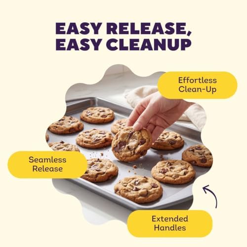 Wilton Platinum Non-Stick Baking Sheet, Made Without PFAS, 10 x 15 in.