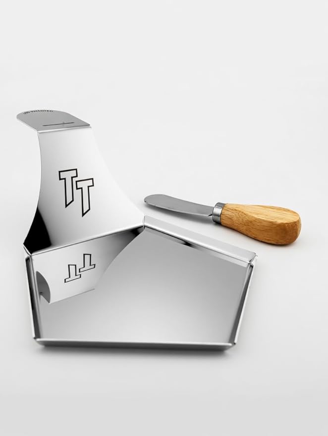Brie Cheese Platter with Serving Knife I Easily Smoke Brie Cheese I Perfect for Smoker, Grill, & Oven I Dishwasher Safe I Made in USA I 1 Platter