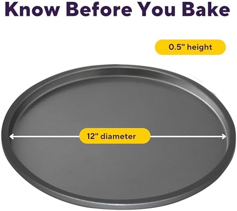 Wilton Silver Non-Stick Pizza Pan, Made Without PFAS, 12 in., (Pack of 6)