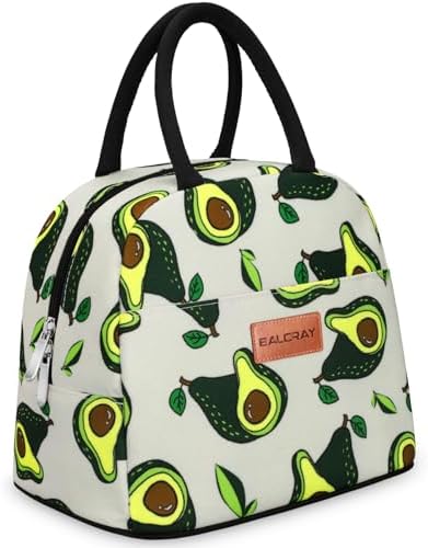 BALORAY Lunch Bag for Women Men Adult Lunch Box (Avocado), M